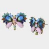 BETSEY LOVE FEST BUTTERFLY STUD EARRINGS PASTEL MULTI 2 BETSEY LOVE FEST BUTTERFLY STUD EARRINGS PASTEL MULTI -Betsey Johnson 440781GLD968