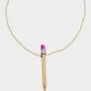 CHARM SCHOOL PENCIL PENDANT GOLD -Betsey Johnson 452739GLD720 2
