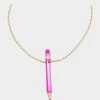 CHARM SCHOOL PENCIL PENDANT PINK 1 CHARM SCHOOL PENCIL PENDANT PINK -Betsey Johnson 452739PNK650 2