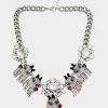 RICH WITCH SHAKY GHOST NECKLACE CRYSTAL -Betsey Johnson 452766HEM111
