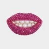 MIDNIGHT GARDEN LIP RING PINK -Betsey Johnson 452783GLD651