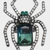 RICH WITCH SPIDER RING GREEN -Betsey Johnson 452842HEM300