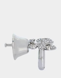 PRENUP BELL RING CRYSTAL -Betsey Johnson 461922RDM111 3