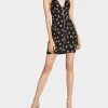 XENA MINI DRESS BLACK MULTI -Betsey Johnson BETSEY JOHNSON APPAREL JN208693 CABBAGE DITSY 03