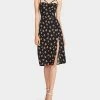 MADELINE MIDI DRESS BLACK MULTI -Betsey Johnson BETSEY JOHNSON APPAREL JN208698 CABBAGE DITSY 02