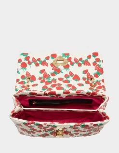 KNOTTY GIRL SATCHEL WHITE MULTI | RE:LUV -Betsey Johnson BETSEY JOHNSON BJ32770A WHITE MULTI INSIDE c33dbba8 e0c1 475e acd0 ed6160533884