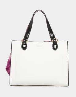 BLOCK PARTY MEDIUM SATCHEL PURPLE | RE:LUV -Betsey Johnson BETSEY JOHNSON BJ32775 PURPLE BACK 1e1bc69a 0eb2 408d 8790 436529a7a0ba