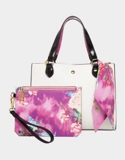 BLOCK PARTY MEDIUM SATCHEL PURPLE | RE:LUV -Betsey Johnson BETSEY JOHNSON BJ32775 PURPLE DETAILS 6ff2b401 e764 41da 9566 cc840ed4a820