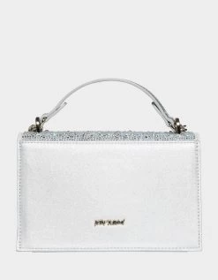 SPARKLER CONVERTIBLE BAG SILVER -Betsey Johnson BETSEY JOHNSON BJ32830A SILVER BACK 1