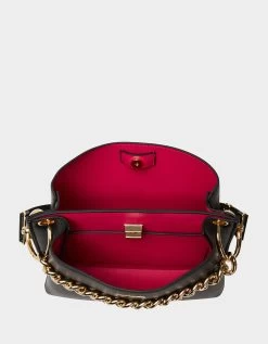 STRAPPED IN HOBO BAG BLACK | RE:LUV -Betsey Johnson BETSEY JOHNSON BJ33105N BLACK INSIDE b4cf46ef 9c33 4238 8d35 687c009706e7