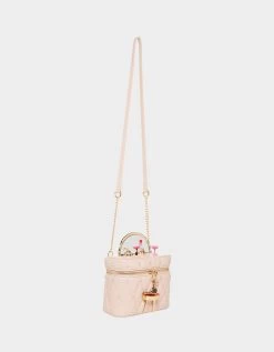 KITSCH MIRROR MIRROR VANITY CROSSBODY BLUSH 9 KITSCH MIRROR MIRROR VANITY CROSSBODY BLUSH -Betsey Johnson BETSEY JOHNSON BJ34065A BLUSH LIFESTYLE1