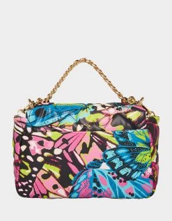 BUTTERFLY LOCK CROSSBODY BLUE MULTI -Betsey Johnson BETSEY JOHNSON BJ34150A BLUE MULTI BACK