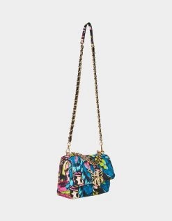 BUTTERFLY LOCK CROSSBODY BLUE MULTI -Betsey Johnson BETSEY JOHNSON BJ34150A BLUE MULTI LIFESTYLE1