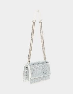 SHINE ON CONVERTIBLE FLAP BAG IVORY -Betsey Johnson BETSEY JOHNSON BJ34670N IVORY DETAILS