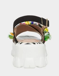 FRANKEE BLACK MULTI -Betsey Johnson BETSEY JOHNSON FRANKEE BLACK WHITE MULTI BACK