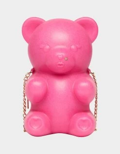 KITSCH BEAR NECESSITY CROSSBODY PINK