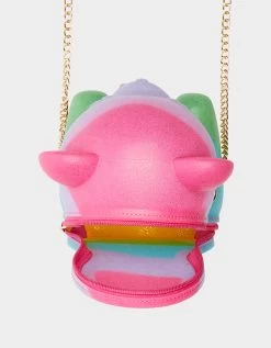 KITSCH BEAR NECESSITY CROSSBODY RAINBOW MULTI -Betsey Johnson BETSEY JOHNSON HANDBAGS BJ34395F RAINBOW INSIDE