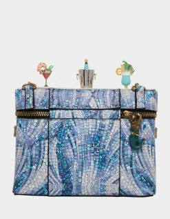 KITSCH DRINK LIKE A FISH DIVE BAR CROSSBODY MULTI -Betsey Johnson BETSEY JOHNSON HANDBAGS BJ34415N MULTI BACK