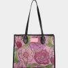 MESHIN AROUND TOTE PINK 1 MESHIN AROUND TOTE PINK -Betsey Johnson BETSEY JOHNSON HANDBAGS BJ34440N PINK FLORAL