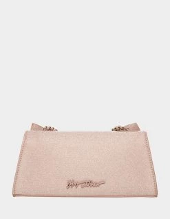 ANGULAR BOW CONVERTIBLE BAG CHAMPAGNE -Betsey Johnson BETSEY JOHNSON HANDBAGS BJ34540N CHAMPAGNE FRONT