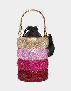 SHE'S A GEM BUCKET BAG MULTI -Betsey Johnson BETSEY JOHNSON HANDBAGS BJ34615N MULTI LIFESTYLE