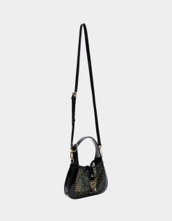 MESH MINI BAG BLACK -Betsey Johnson BETSEY JOHNSON HANDBAGS BJ34705F BLACK LIFESTYLE1