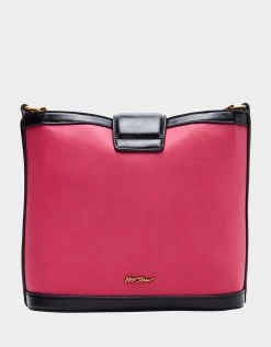 PRETTY KITTY BUCKET BAG PINK -Betsey Johnson BETSEY JOHNSON HANDBAGS BJ34710F PINK BACK