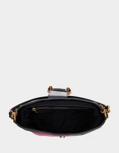 PRETTY KITTY BUCKET BAG PINK -Betsey Johnson BETSEY JOHNSON HANDBAGS BJ34710F PINK INSIDE