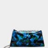 BOW FLAP CONVERTIBLE BAG BLUE MULTI -Betsey Johnson BETSEY JOHNSON HANDBAGS BJ34720F BLUE FLORAL