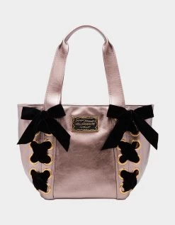 TIE ME UP TOTE BRONZE