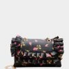 DITSY RUFFLE CONVERTIBLE BAG FLORAL -Betsey Johnson BETSEY JOHNSON HANDBAGS BJ34755F FLORAL