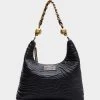 TWO HEADS HOBO BAG BLACK -Betsey Johnson BETSEY JOHNSON HANDBAGS BJ34760F BLACK