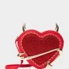 KITSCH DEVIL IN THE DETAILS CROSSBODY RED -Betsey Johnson BETSEY JOHNSON HANDBAGS BJ34815F RED