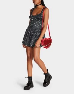 KITSCH DEVIL IN THE DETAILS CROSSBODY RED -Betsey Johnson BETSEY JOHNSON HANDBAGS BJ34815F RED LIFESTYLE1 d5a9b82e 495f 4c4b 814d 051c85c05adc