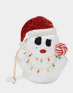 KITSCH ALL I WANT IS BOO CROSSBODY WHITE