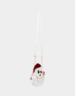 KITSCH ALL I WANT IS BOO CROSSBODY WHITE -Betsey Johnson BETSEY JOHNSON HANDBAGS BJ34820F WHITE LIFESTYLE1