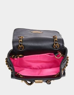 SKULLICIOUS MINI BACKPACK BLACK -Betsey Johnson BETSEY JOHNSON HANDBAGS BJ34820M BLACK INSIDE
