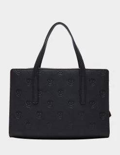 SKULLICIOUS SMALL SATCHEL BLACK -Betsey Johnson BETSEY JOHNSON HANDBAGS BJ34840M BLACK BACK