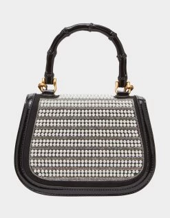 A REAL TART MINI FLAP CROSSBODY BLACK/WHITE -Betsey Johnson BETSEY JOHNSON HANDBAGS BJ34870F BLACK WHITE 02