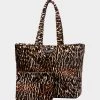 SPOTPUFF QUILTY TOTE LEOPARD 1 SPOTPUFF QUILTY TOTE LEOPARD -Betsey Johnson BETSEY JOHNSON HANDBAGS BJ34890F LEOPARD DETAILS