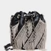FRINGE BENEFITS BUCKET CROSSBODY BLACK -Betsey Johnson BETSEY JOHNSON HANDBAGS BJ34975F BLACK