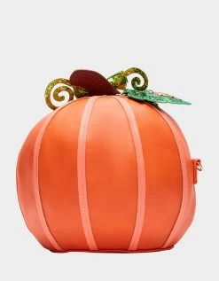 KITSCH PUMPKIN CROSSBODY ORANGE MULTI 11 KITSCH PUMPKIN CROSSBODY ORANGE MULTI -Betsey Johnson BETSEY JOHNSON HANDBAGS BJ71405F ORANGE BACK