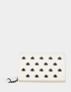 XO SKULL CROSSBODY WHITE