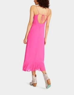 BIT OF BLING SLIP DRESS PINK -Betsey Johnson BETSEY JOHNSON JM108662 STARGAZER PINK 06