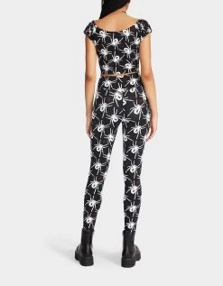 80TH BASH SECOND SKIN LEGGING BLACK/WHITE -Betsey Johnson BETSEY JOHNSON JM303320 SPIDER 04
