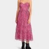 WILD N OUT STRETCH LACE CORSET MIDI HOT PINK -Betsey Johnson BETSEY JOHNSON JM408125 SACHET PINK 01