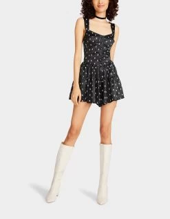 SKULLTASTIC ROMPER BLACK -Betsey Johnson BETSEY JOHNSON JN103514 BLACK 05