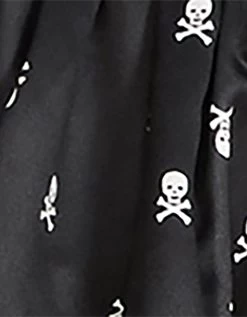 SKULLTASTIC ROMPER BLACK -Betsey Johnson BETSEY JOHNSON JN103514 BLACK 06 SWATCH