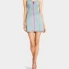 DENIM LOVER BUSTIER MINI DRESS BLUE 1 DENIM LOVER BUSTIER MINI DRESS BLUE -Betsey Johnson BETSEY JOHNSON JN108258 LIGHT INDIGO 04