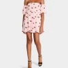 PUCKER UP MINI DRESS PINK -Betsey Johnson BETSEY JOHNSON JN108615 ALMOND BLOSSOM 02